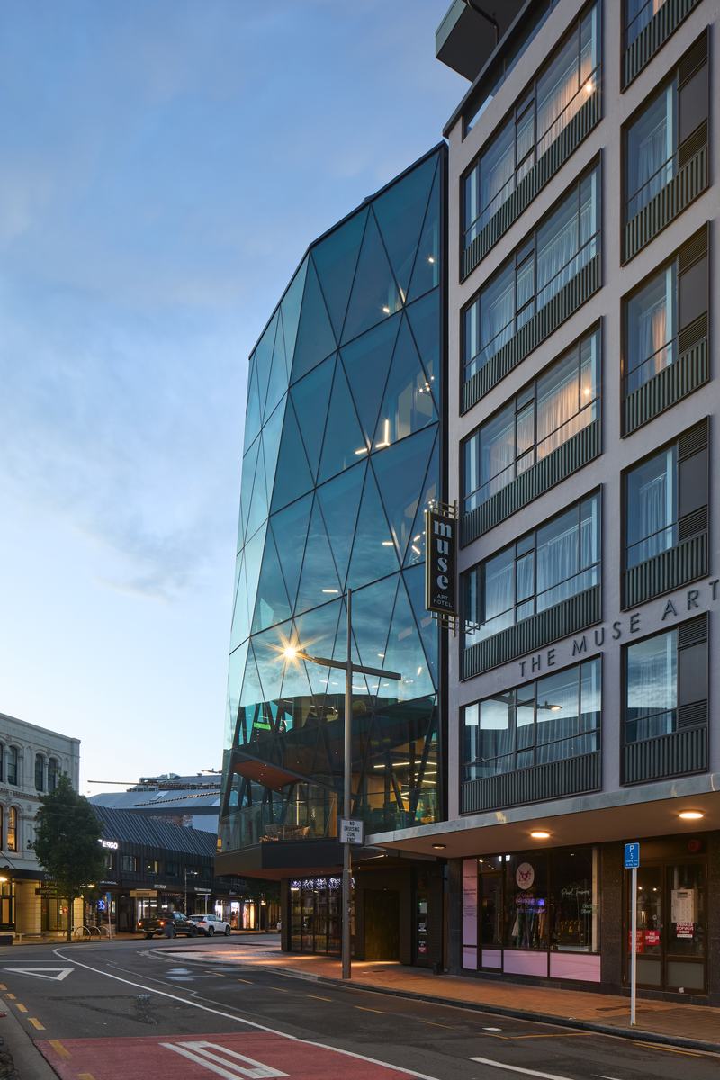 200 High Street, Ōtautahi Christchurch – seven-level mixed-use building with folding glazed façade by AW Architects – image 3
