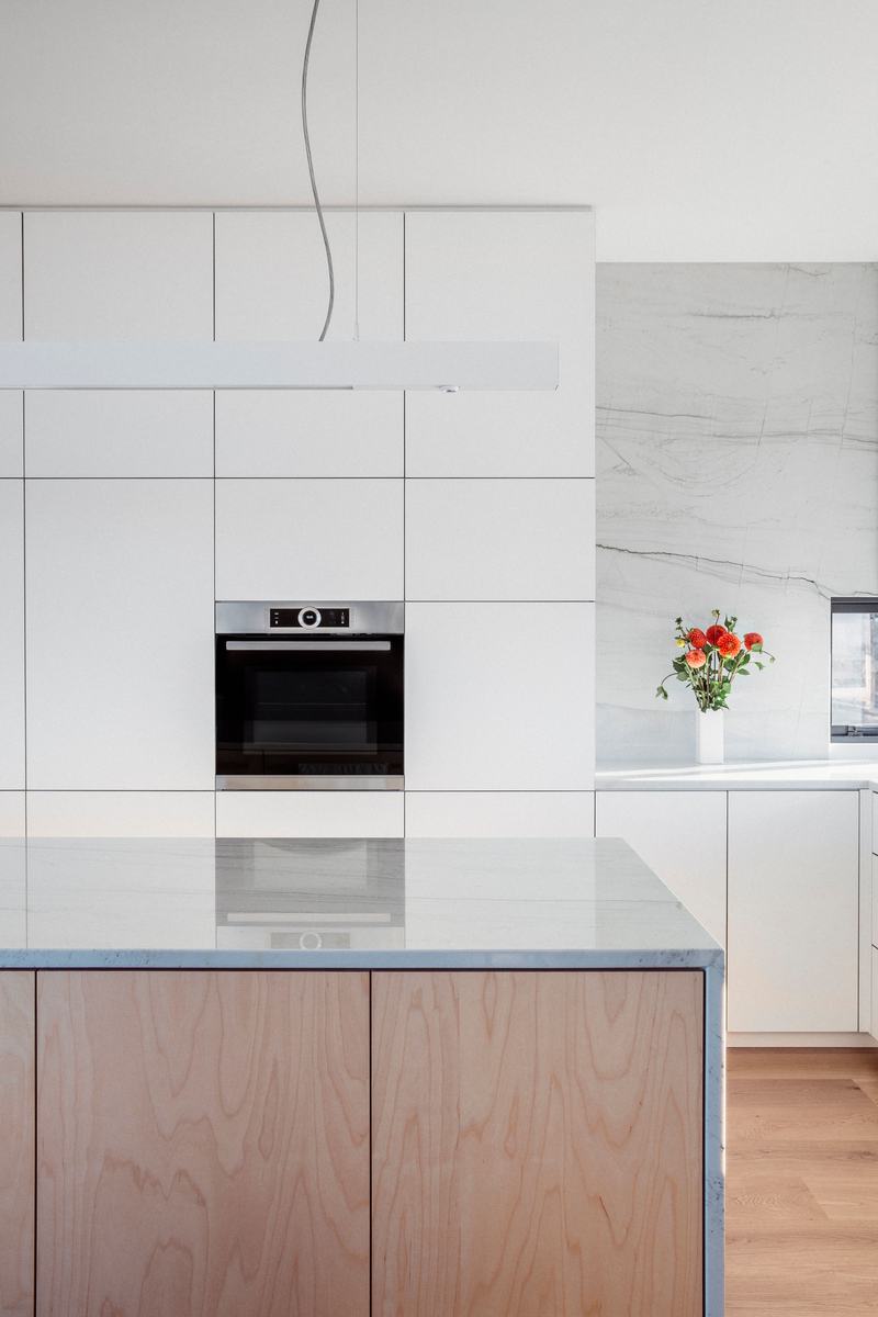 Worsley Spur, Cashmere – Port Hills house with bronze anodised upper level by AW Architects – image 8