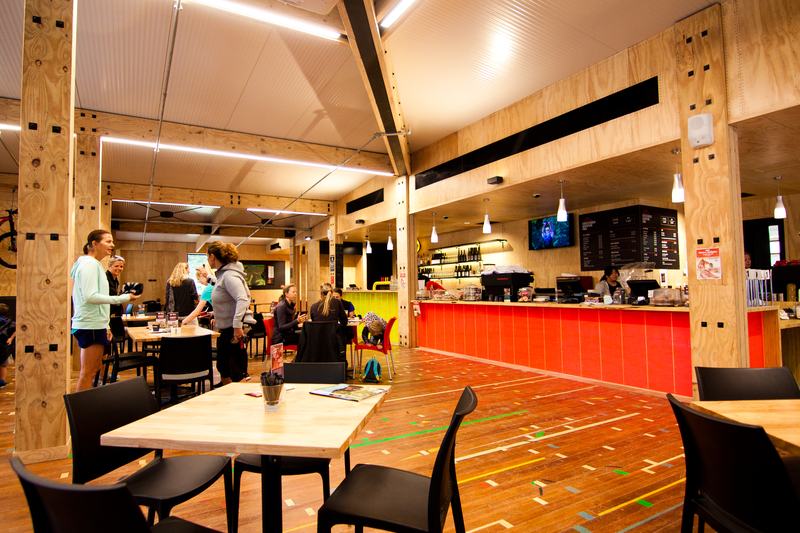 Christchurch Adventure Park – black-clad buildings and folded-roof café in the forest by AW Architects – image 6