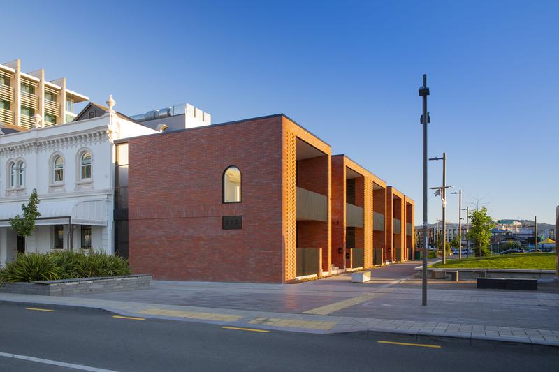 Ōtākaro East Frame Housing, 212 Cashel – Christchurch medium-density housing with brick detailing by AW Architects – image 3