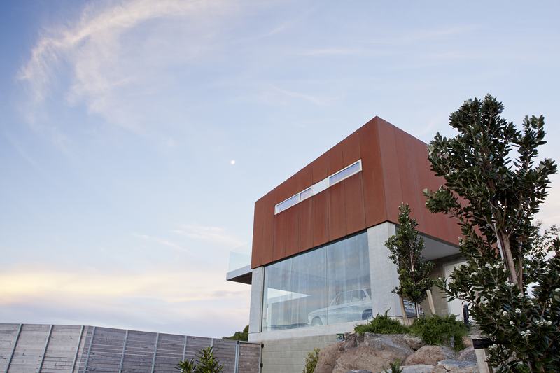 Redcliffs House – coastal Christchurch home in weathered Cor-Ten steel by Andrew Watson, AW Architects – image 3