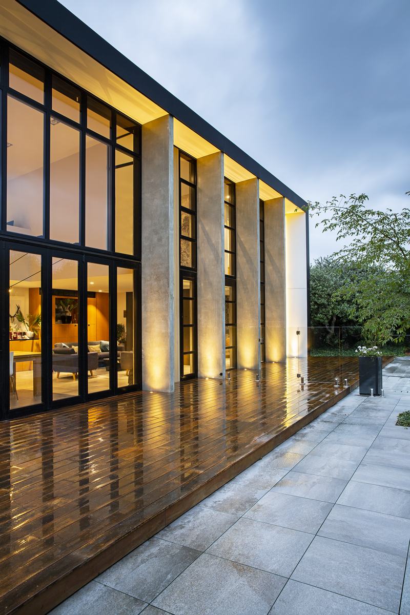 Walnut Ave, Strowan – Christchurch house with concrete walls and colourful interiors by AW Architects – image 3