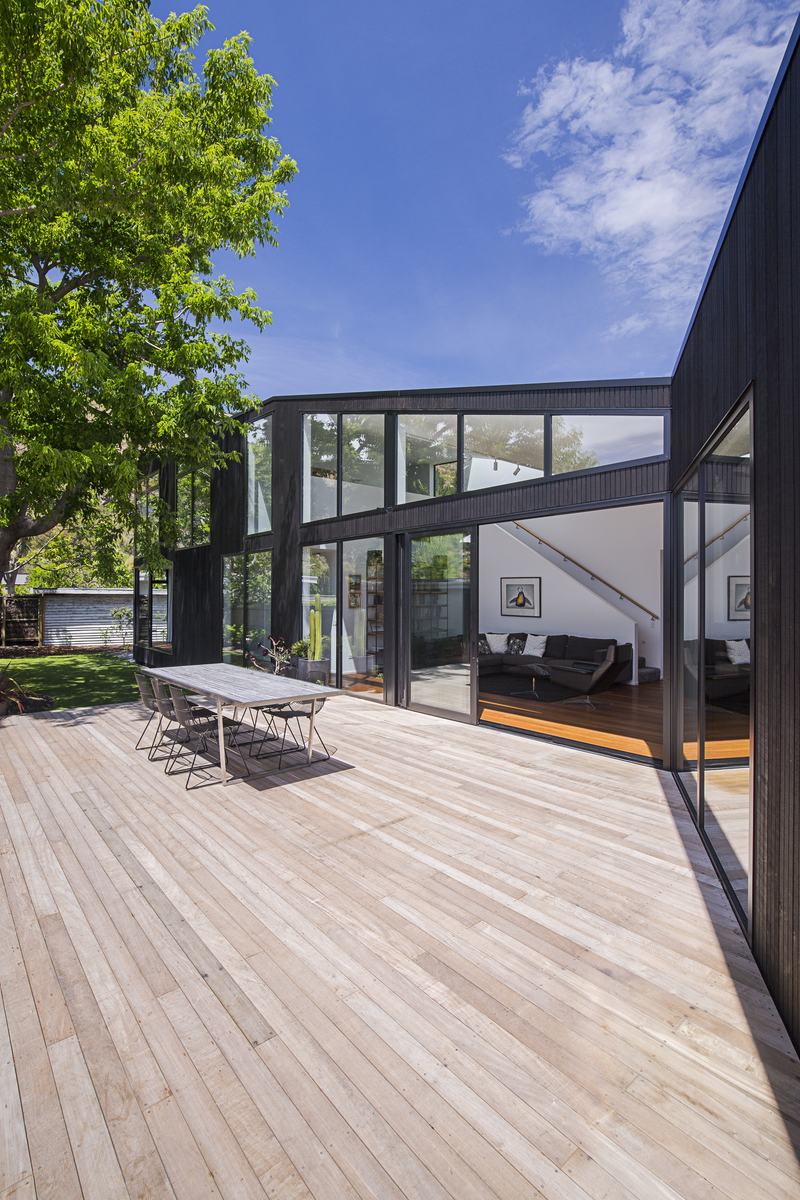 Clark St House, Sumner – rebuild home around a maple courtyard by AW Architects – image 5